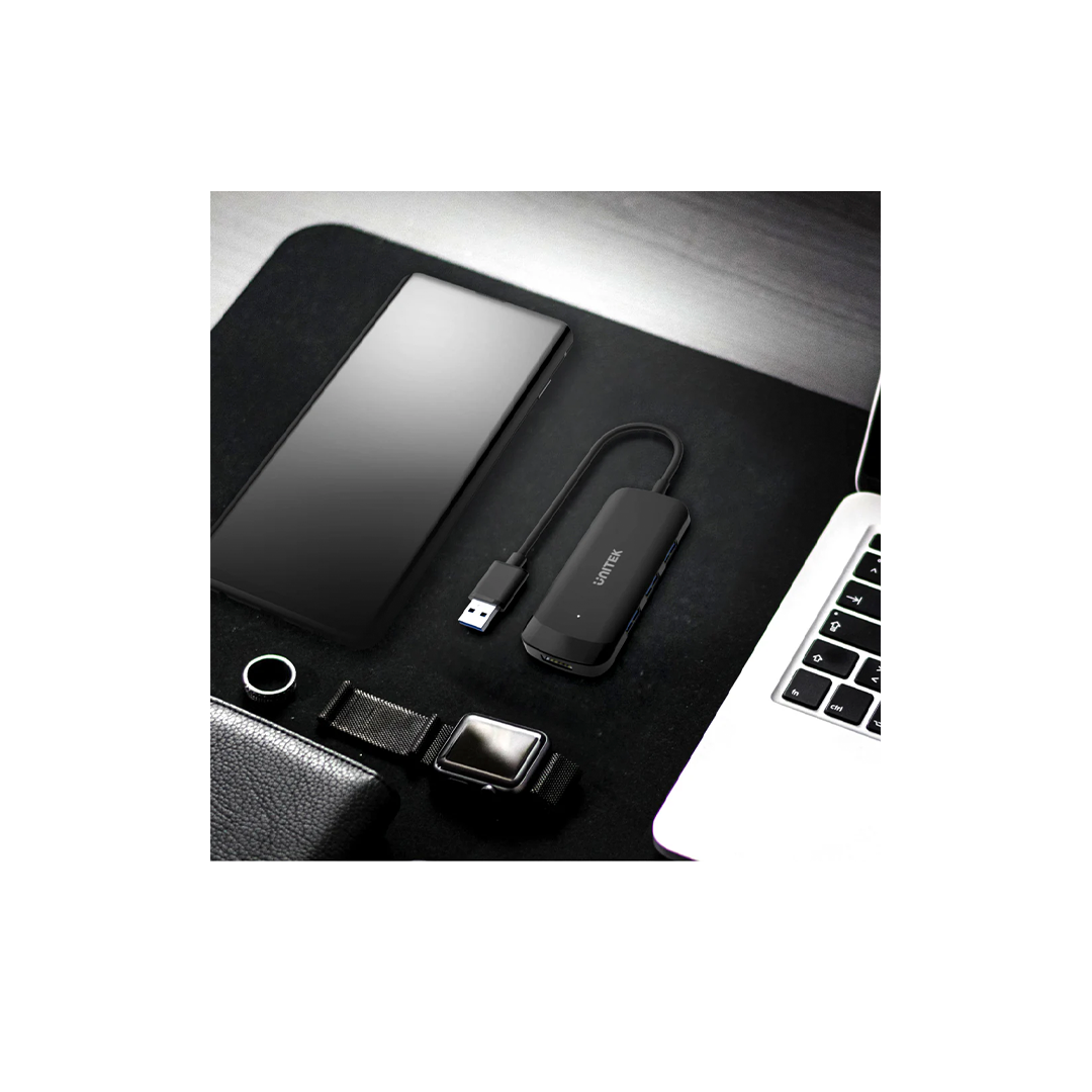 موزع Unitek H1111D uHUB Q4 مزود بـ 4 منافذ USB 3.0 موزع Unitek H1111D uHUB Q4 مزود بـ 4 منافذ USB 3.0